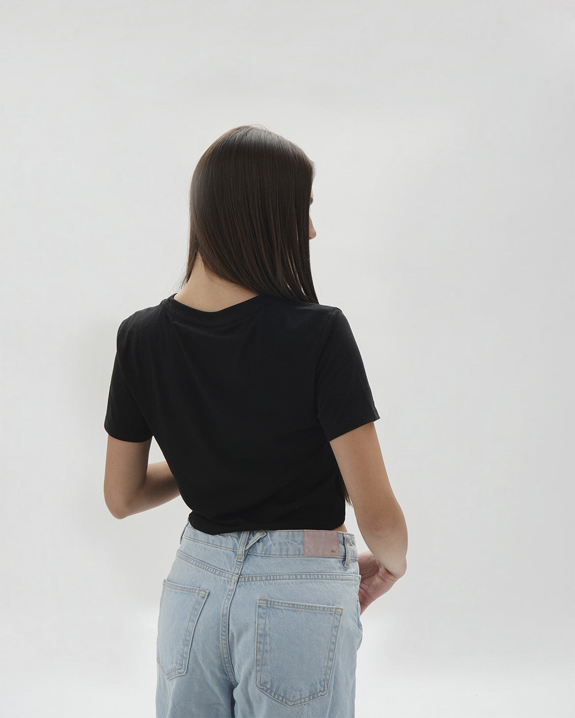 TEMKA T-SHIRT CROP SLIM "BAZA" FEMALE